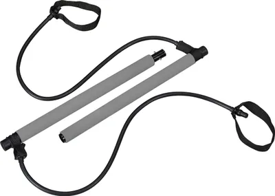 Produktbild von relaxdays Pilates Stange mit Widerstandsbändern