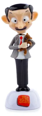 Zdjęcie produktu dla Figurka Mr. Bean z Teddy, zasilana energią słoneczną