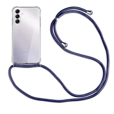Produktbild von Handykette für Samsung Galaxy A14 Handyhülle mit Band Case Hülle mit Kordel Hand Blau