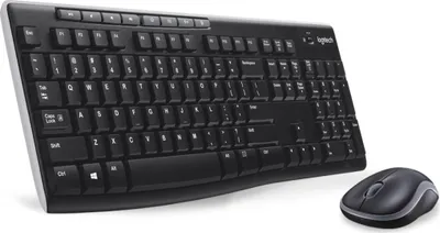 Obrázok produktu pre Logitech Wireless Keyboard+Mouse MK270 black retail