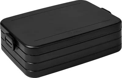 Obrázok produktu pre Obedový box - severská čierna - plastový - 1,5 litra - s priehradkou