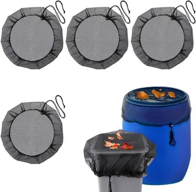 Image de Couvercles élastiques pour bacs à pluie, lot de 4