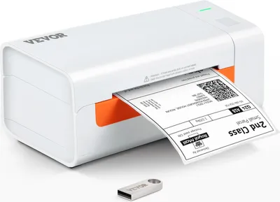 Zdjęcie produktu dla Drukarka termiczna etykiet kurierskich samoprzylepnych Bluetooth USB 40 - 108 mm