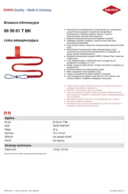 Imagen del producto de Cable de seguridad 1,5m