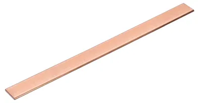Kupferplatte 305x25x5 mm, 99,99 % Kupfer, 1 Stück