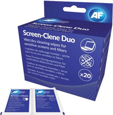 Immagine prodotto di AF SCR020 Screen-Clene - salviette pre-imbevute e asciutte