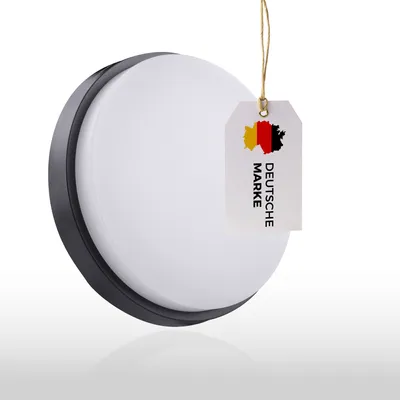Produktbild von ALMAZ LED Außenwandleuchte schwarz – Modernes Design, klare Beleuchtung, 15W, IP54