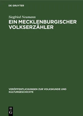 Produktbild von Ein Mecklenburgischer Volkserzähler