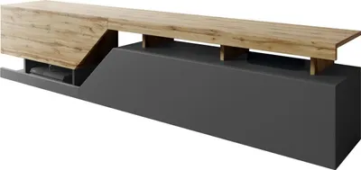 Produktbild von MIRJAN24 TV-Lowboard  Ceelias 200, Stilvoll TV-Schrank vom Hersteller, RTV-Tisch, Mediaschrank (Farbe: Wotan / Anthrazit)