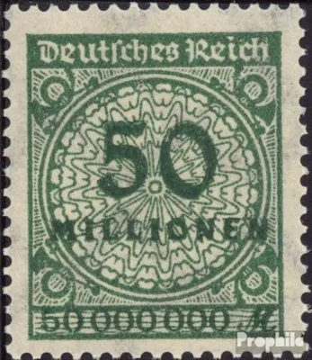 Produktbild von Briefmarken Deutsches Reich 1923 Mi 321A b  postfrisch Hochinflation