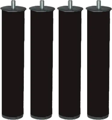 Immagine prodotto di Set di 4 piedini per canape pt26 ø50x275mm senza rullo, nero 96406 micel