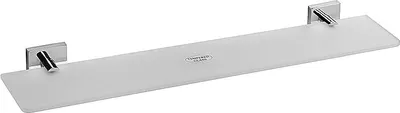 Produktbild von META Glasablage Messing Chrom poliert 600x55x130 mm für Bad & Küche >> zum Bohren