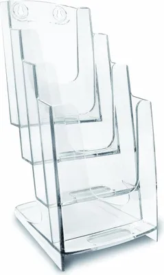Produktbild von ARDA 70A64 Prospektständer 4 Regale Transparent