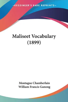 Produktbild von Maliseet Vocabulary (1899)
