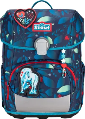 Produktbild von Scout Neo Schulranzenset LED 4 teilig White Unicorn