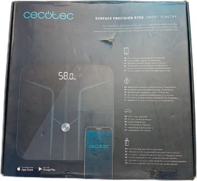 Obrázok produktu pre Kúpeľňová váha Cecotec Surface Precision 9750 Intelligent Health Maintenance Smart;