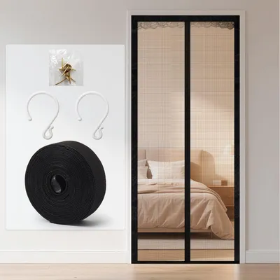 Image de Moustiquaire en fibre de verre - Protection contre les insectes pour les portes-fenêtres de balcon