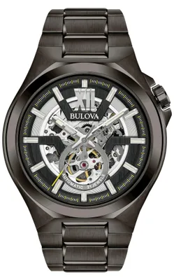 Produktbild von Bulova Herren Armbanduhr Maquina 98A179 Automatik