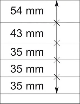 Produktbild von Lindner 802503P T-Blanko-Blätter - 10er-Packung