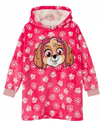 Image de Paw Patrol - Couverture à capuche pour fille NS7220 (122-128) (Rose)
