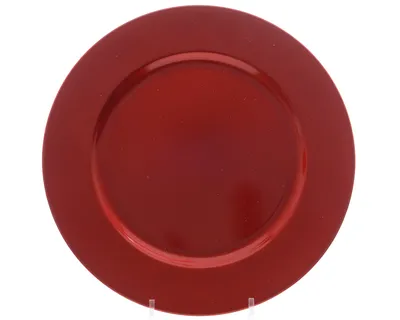 Produktbild von Dekoteller Platzteller Weihnachtsteller Ø 33 cm rot