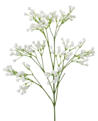 Produktbild von Künstlicher Gypsozweig 60cm. Schleierkraut, Beiwerk zu Rosen Weiß