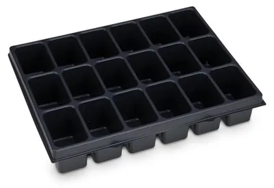 Produktbild von Kleinteileeinsatz i-BOXX® iB 72 B349xT265xH63mm Polystyrol m.18 Mulden