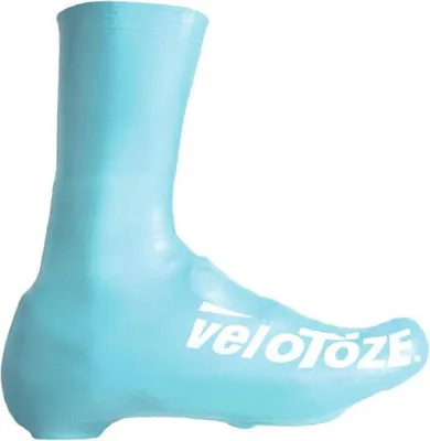 Immagine prodotto di Copriscarpe VeloToze 2.0 lunghi blu M - copriscarpe aerodinamici impermeabili per le giornate fredde...