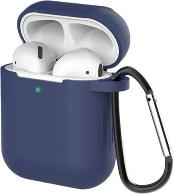 Produktbild von Etui für Airpods 2 / 1 + Schlüsselanhänger Blau