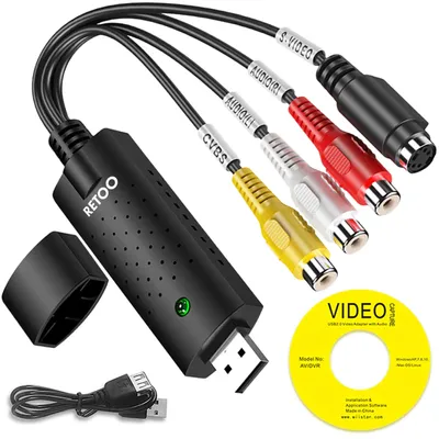 Image de Adaptateur HDMI vers RCA Convertisseur AV, convertisseur vidéo-audio mâle vers 3 RCA femelles vers HDMI CVBS HDMI RCA N64 Vidéo Audio 1080p Xbox Wii PS3 PC Retoo, Image générée par une IA
