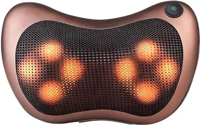 Produktbild von Nackenmassagegerät – Massagekissen – Muskelentspannung – Überhitzungsschutz – 33 x 20 x 11 cm – Schwarz