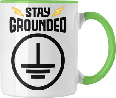 Produktbild von Trendation - Elektriker Tasse Spruch Sprüche Männer Geschenk Lustig Gadget Geschenke Kaffeebecher (Grün)