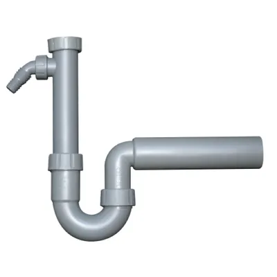 Produktbild von Haas PP-Spülensiphon DN50 - 11/2" Greta mit WS-Anschluss