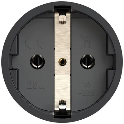 Produktbild von PCE Schutzkontaktkupplung IP20 Vollgummi 16A / 250V AC / 3p (2P+E)