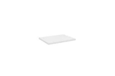 Obrázok produktu pre Kúpeľňová doska 50 cm MDF biela matná pod umývadlo na dosku
