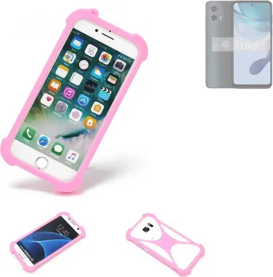 Produktbild von K-S-Trade Handy Hülle kompatibel mit Motorola Moto G 5G (2023) Schutz Hülle Bumper Silikon Schutz Hülle Cover Case Silikoncase Silikonbumper TPU
