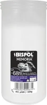 Zdjęcie produktu dla Wkład do zniczy parafinowy BISPOL P320 68H 1szt.
