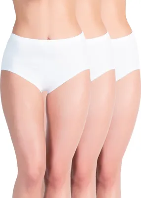 Produktbild von Yenita® Taillen-Slips 6er Set, mit Einziehgummi 44-46 weiss