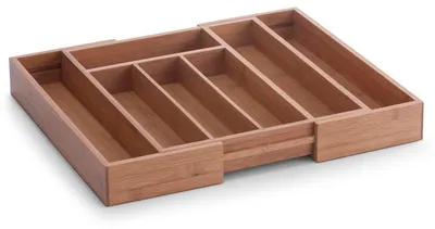 Produktbild von Zeller Besteckkasten, ausziehbar, Bamboo 29-40x33,5x5