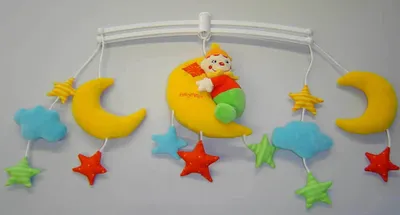 Produktbild von Fehn Musik-Mobile Clown im Mond
