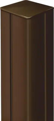 Image de Poteau ALUPOST pour panneaux décoratifs - 2,15 m - aluminium - Rouille
