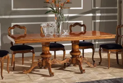 Produktbild von Casa Padrino Luxus Biedermeier Esstisch Braun - Handgefertigter Massivholz Esszimmertisch - Biedermeier Esszimmer Möbel - Luxus Qualität -  Italy
