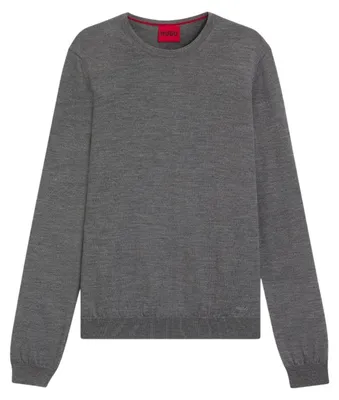 Productafbeelding van Hugo Boss - "San Cedric-M1" trui voor heren, met ronde hals, modelnummer GT22753 (XXL) (grijs)