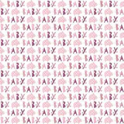 Produktbild von Baby Shower Elefant Mädchen Geschenkpapier