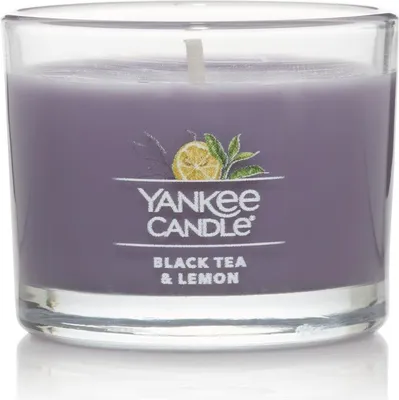 Immagine prodotto di Yankee Candle Black Tea & Lemon candela di cera Cilindro Black tea (leaf), Limone Viola 1 pz