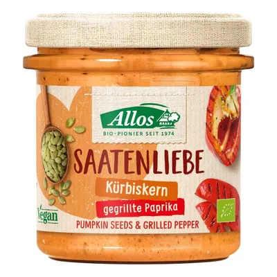 Obrázek produktu pro Saatenliebe – Dýňová semínka s grilovanou paprikou, 135 g, balení po 6 kusech