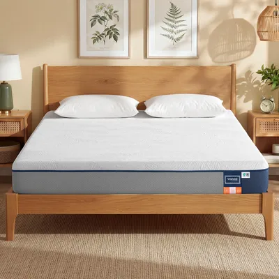 Obrázek produktu pro Matrace VASAGLE, 140 x 200 cm, dvojitá matrace z gelové paměťové pěny, střední tvrdost, H3, 7zónová podpora, prodyšná, snímatelný potah