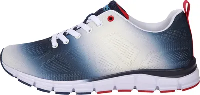 Produktbild von Boras Fashion Sports Uni Sneaker auch in Übergrößen Sprayed white/navy/red 5201-0299, Herren:47 EU