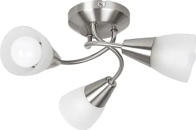 Produktbild von Rabalux 5690 Deckenleuchte 3 Spots Connor, E14, silber, rund, Standard, ø340mm