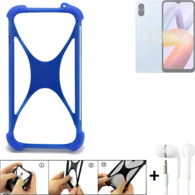 Produktbild von Handy Hülle kompatibel mit Xiaomi Redmi A2+ Bumper Schutzhülle Silikon Schutz Hülle Cover Case Silikoncase Silikonbumper TPU Softcase Smartphone,